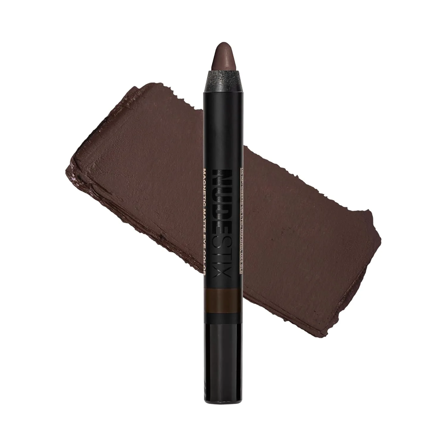 Nudestix Magnetic Matte Eye Color - 3-в-1 водостойкий карандаш для век с матовым покрытием, подводка и праймер, cocoa