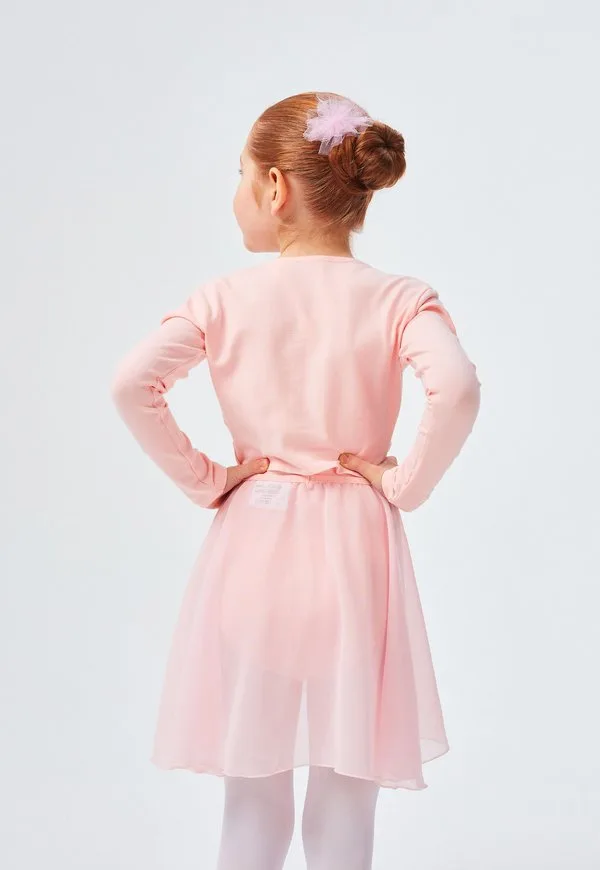 Топ с длинными рукавами mia mit twist Tanzmuster, Ballett Rosa — фото 3