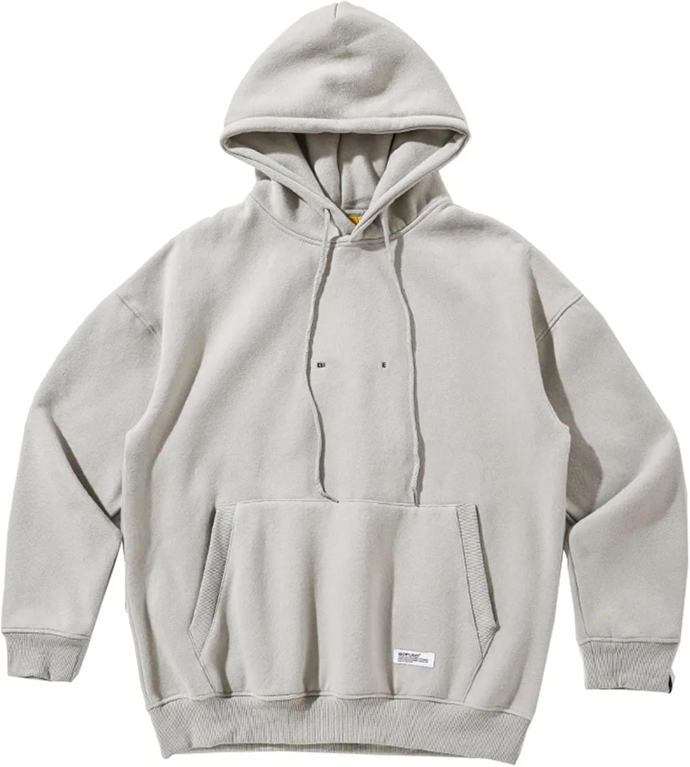 Худи мужское оверсайз с капюшоном, на молнии, цвет Coffee — фото 4
