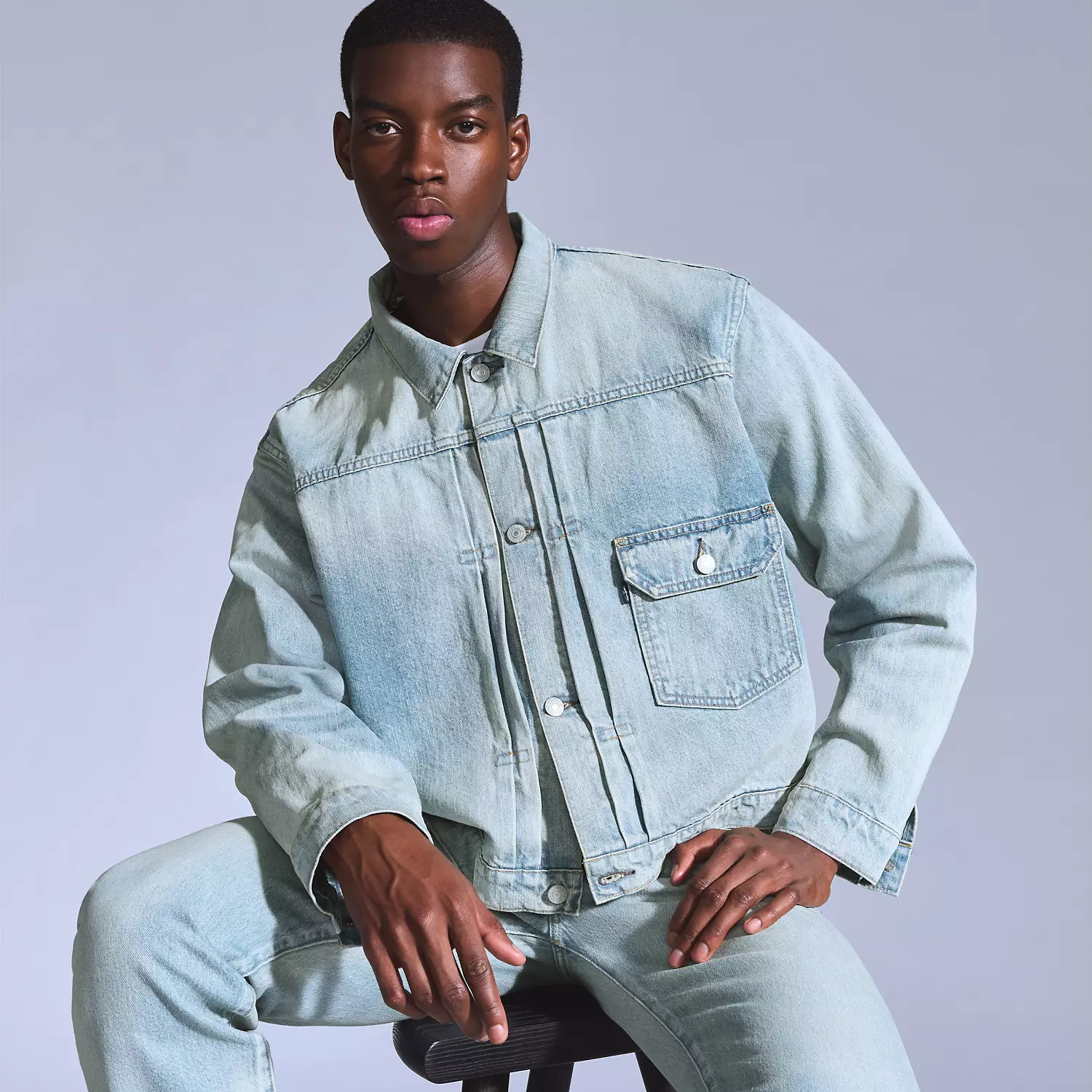 

Куртка типа I Levi's, цвет River - Medium Wash