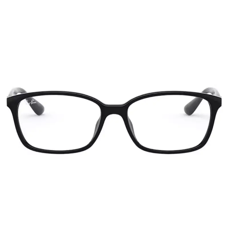 

RayBan Литьевые прямоугольные оправы для очков унисекс черные, Black