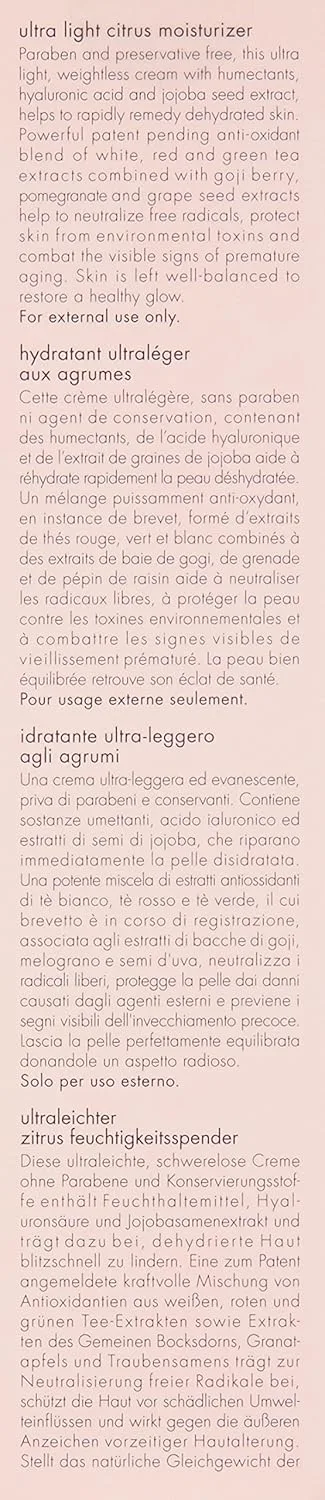 Увлажняющий крем June Jacobs Ultra Light Citrus Moisturizer, 1,7 жидких унций. — фото 3