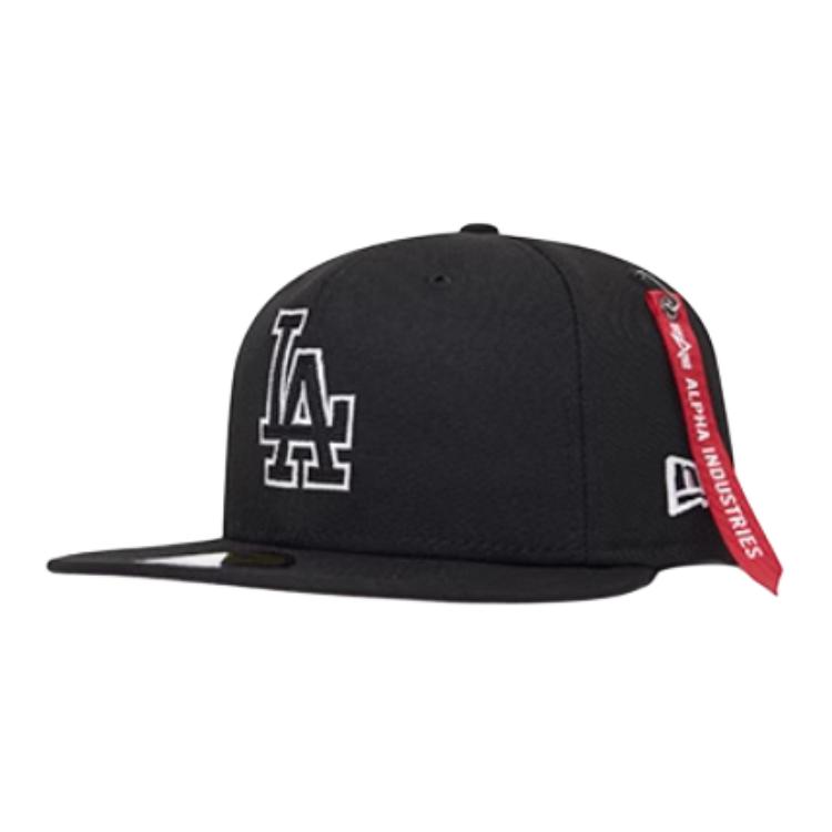 

Бейсболка MLB Co branded By Alpha Industries из полиэстера унисекс black New Era, черный