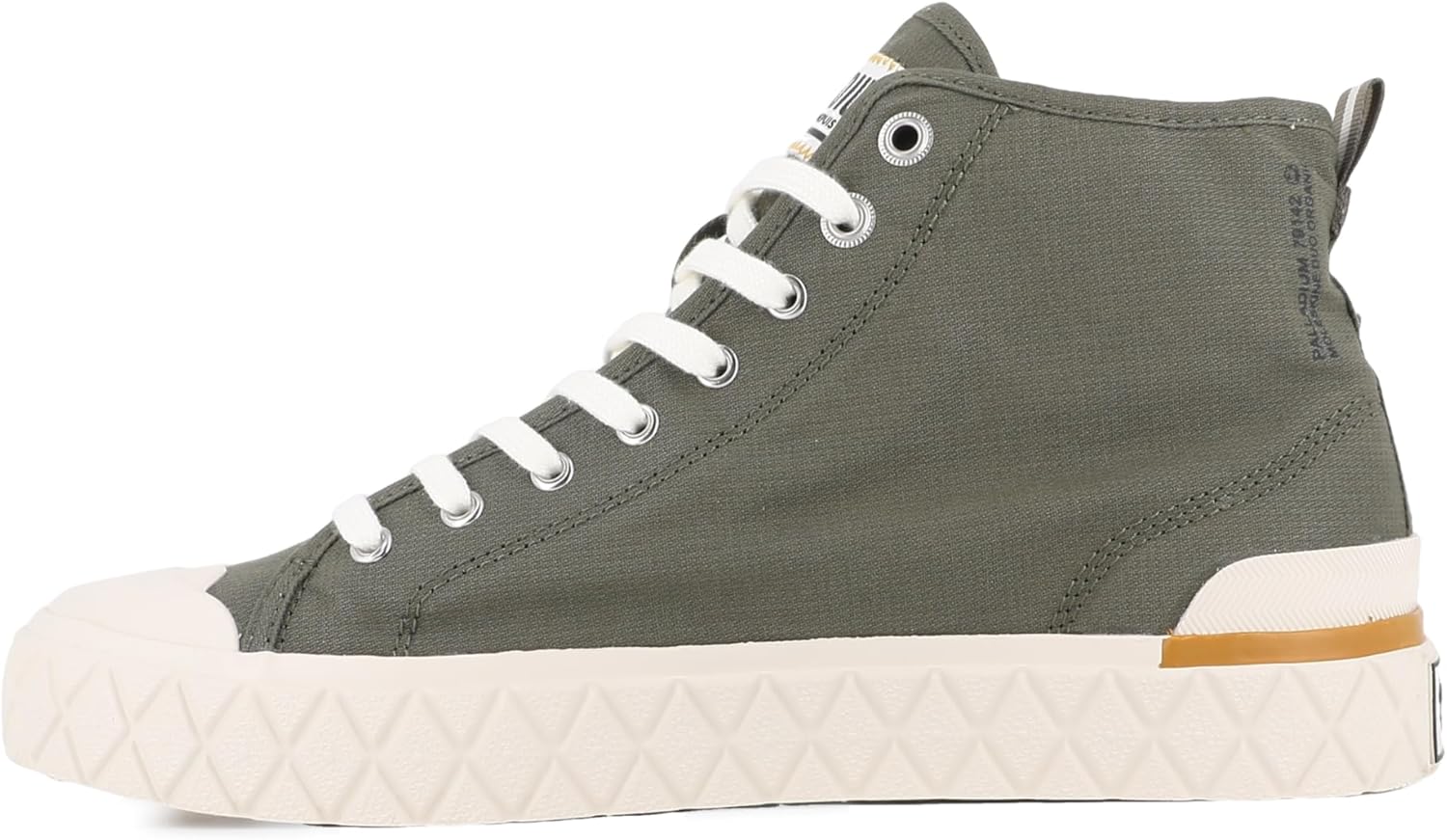 Кроссовки Palladium Unisex Palla Ace Mid из органического канваса на шнуровке, зеленый — фото 4