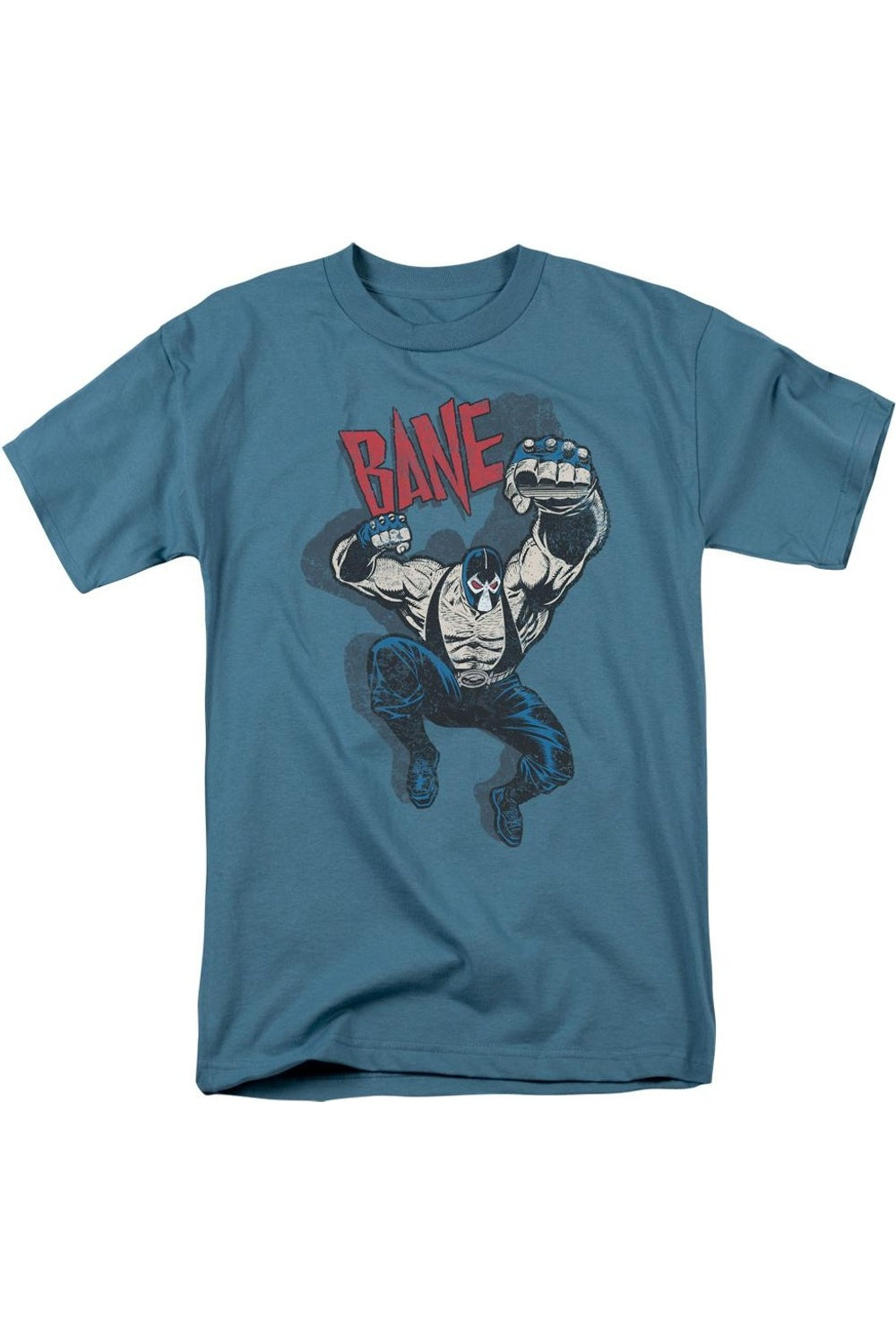 

Футболка Batman Bane Vintage с коротким рукавом для взрослых Gildan, цвет slate