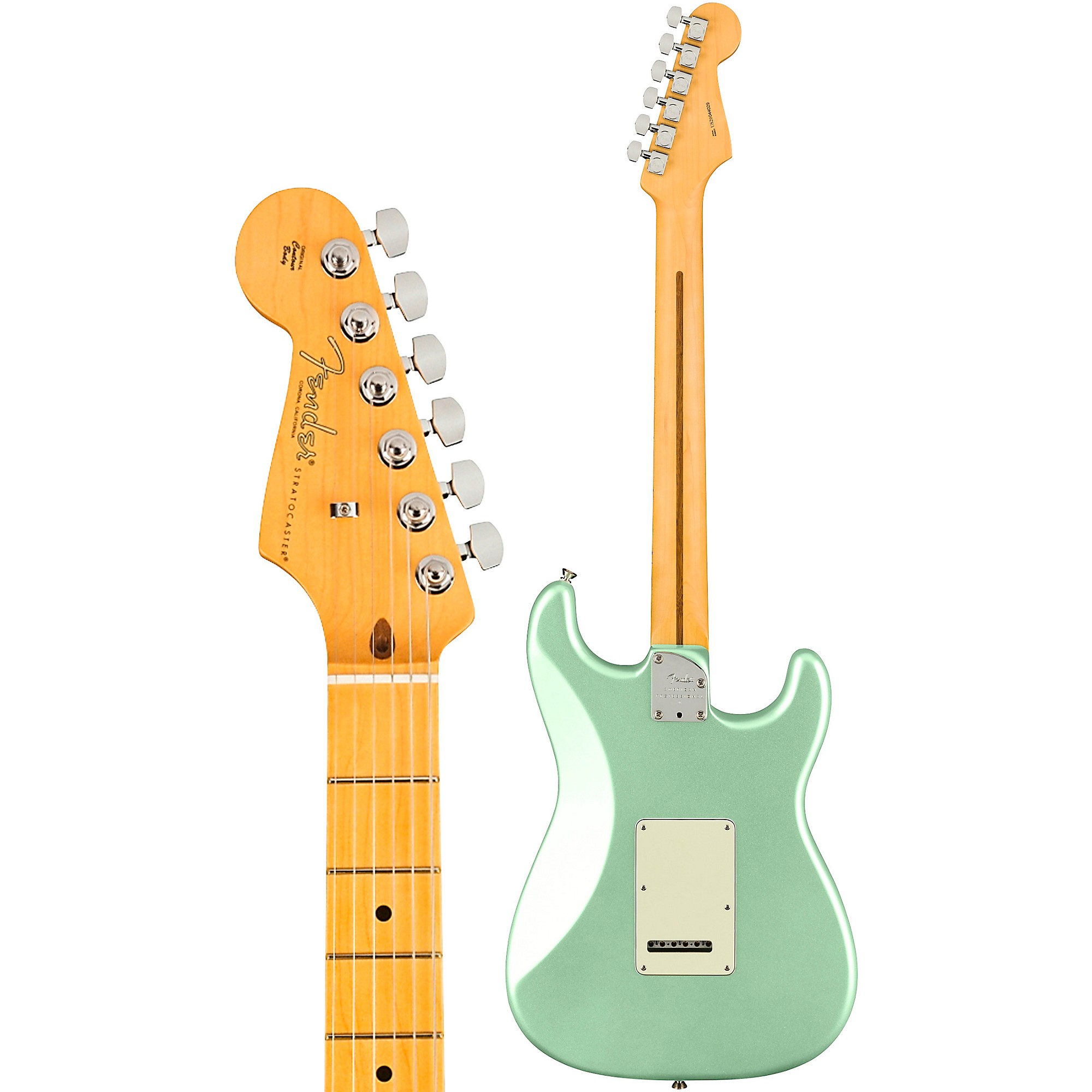 

Электрогитара Fender American Professional II Stratocaster с кленовой накладкой для левой руки Mystic Surf Green