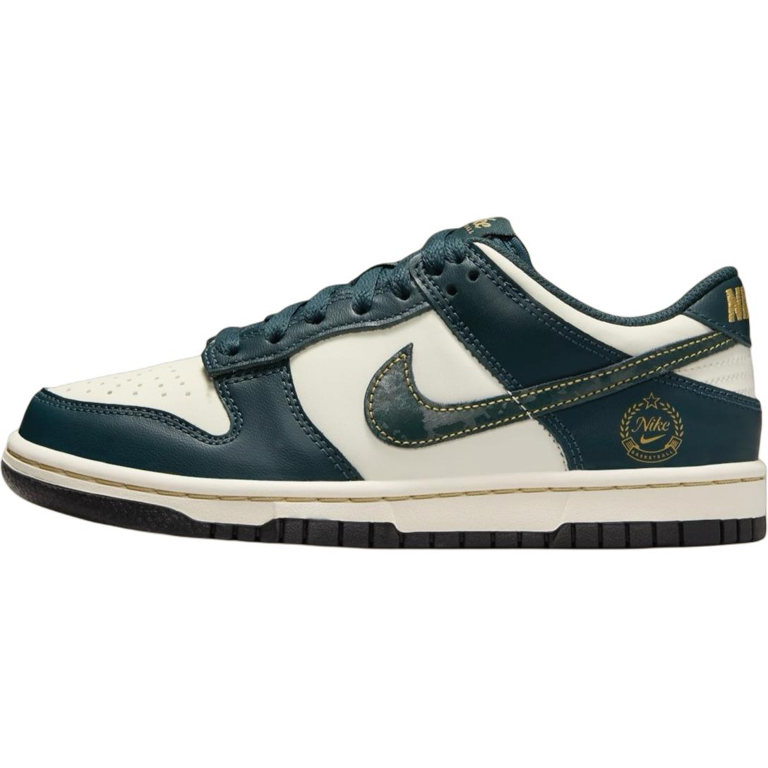

Nike Детские кроссовки для скейтбординга Dunk Anti Slip, износостойкие, белые, черные, зеленые