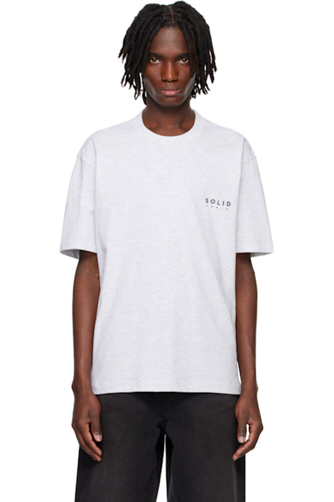 

Серая футболка «Париж» Solid Homme