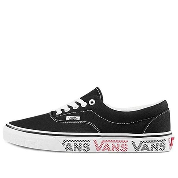 

Кроссовки the era checker logo black Vans, черный
