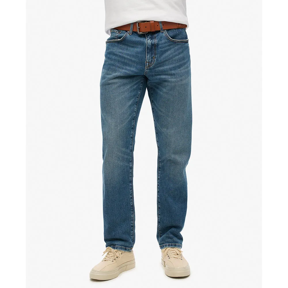 

Джинсы Superdry Vintage Slim Straight Fit, синий