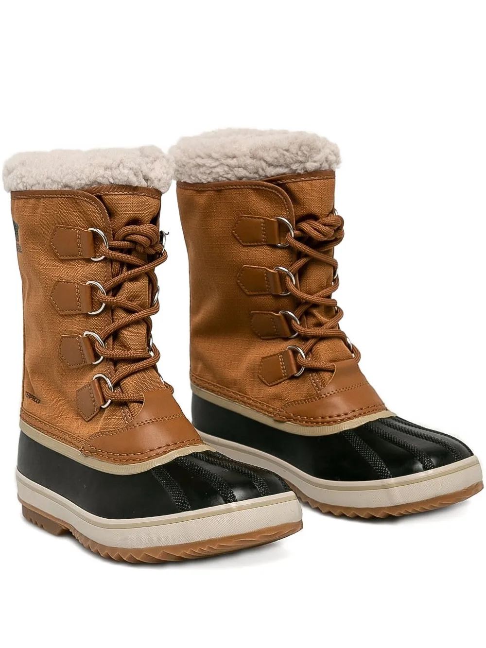 

Зимние ботинки на шнуровке с подкладкой из овчины SOREL, коричневый
