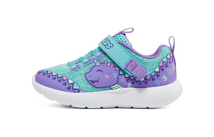 

Кроссовки Skechers Toddler Shoes TD Low-top, цвет Geode Teal/Purple Ink/Total Orange/Jade Ice