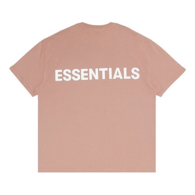 Футболка Fear of God Essentials Boxy 3M Logo T-Shirt 'Blush', розовый — фото 2