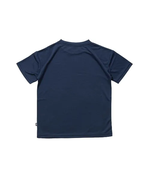 Детская футболка с большим логотипом New Balance Big Logo Short Sleeve Shirt офф-белая — фото 4
