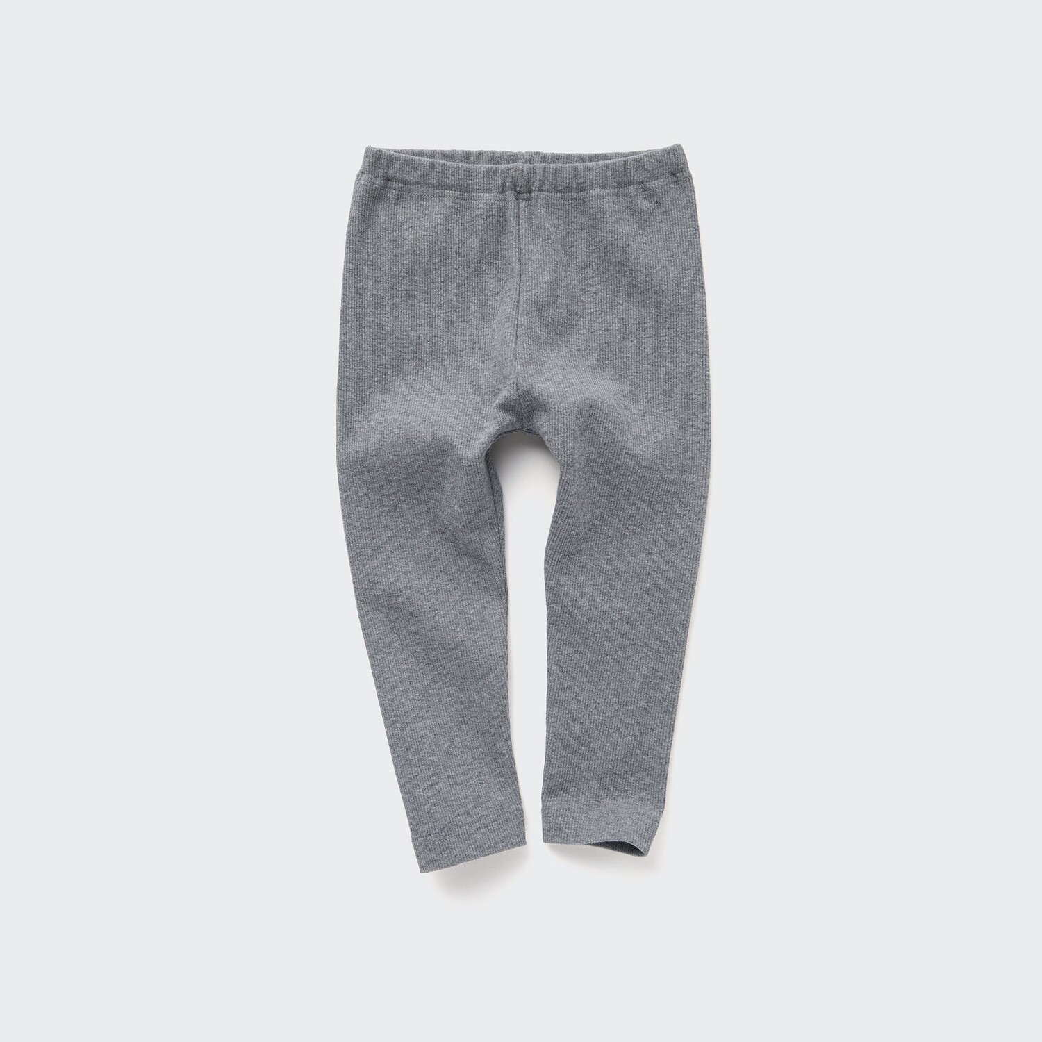 

Леггинсы в рубчик из эластичного хлопка для малышей Uniqlo, серый
