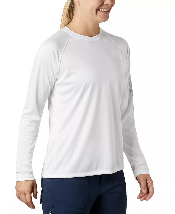 

Женская футболка PFG Tidal Tee II с технологией Omni-Shade Columbia, белый