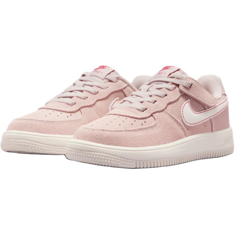 Nike Air Force 1 Low Top Skateboard Shoes Light Pink Kids' — фото 4