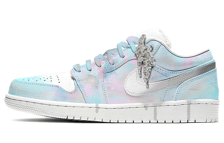 

Кроссовки Air Jordan 1 Vintage Basketball Shoes Unisex Low-Top Blue
