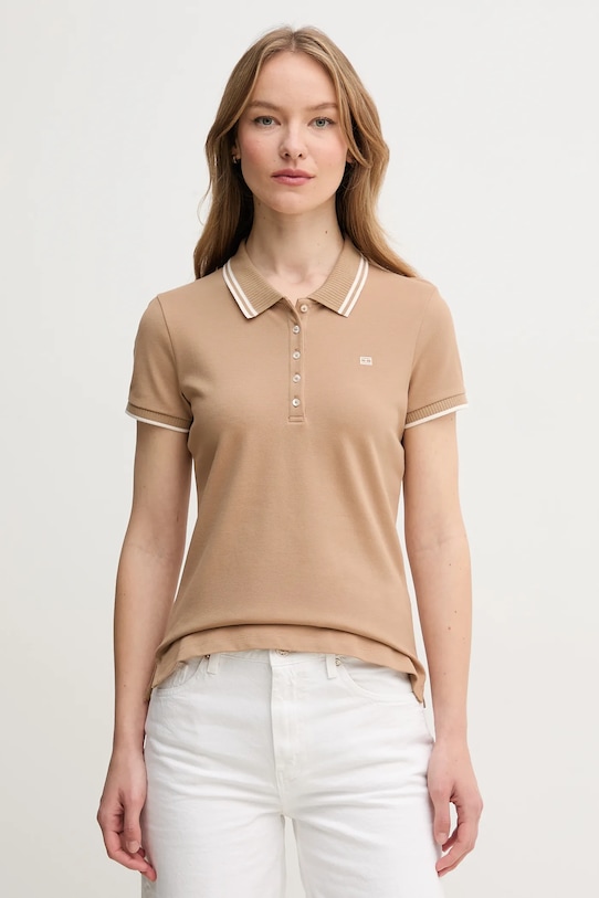 

Поло Tommy Hilfiger, бежевый