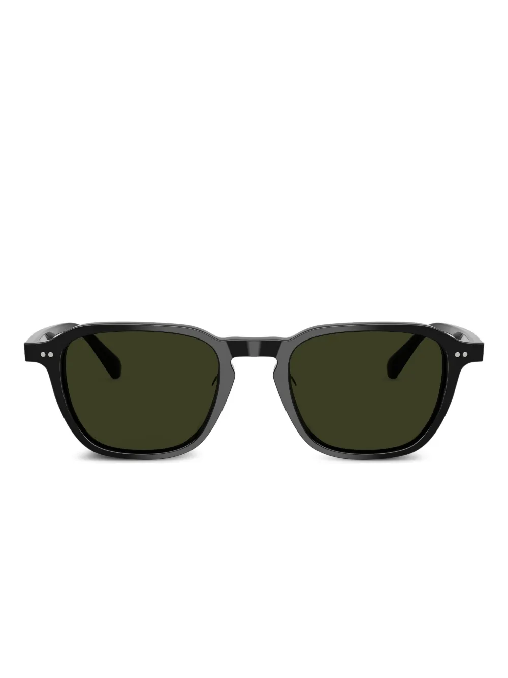 

Солнцезащитные очки в геометричной оправе Oliver Peoples, черный