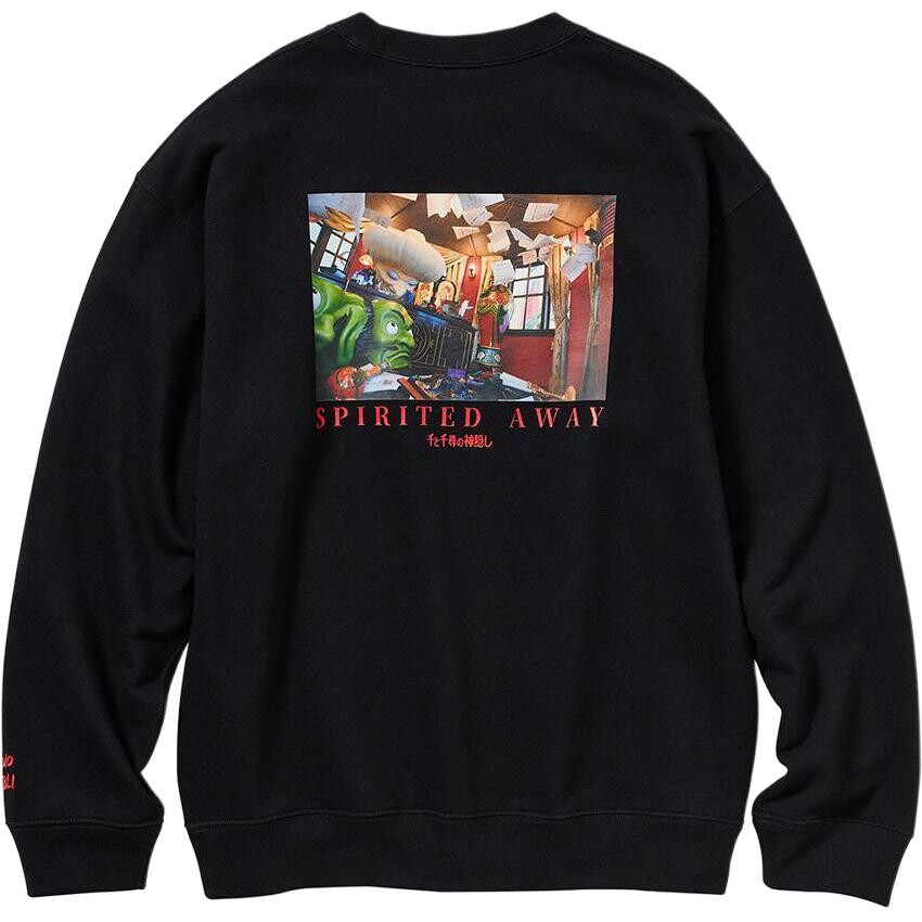 Толстовка Ghibli X Studio Ghibli Co-titled Series унисекс черная Uniqlo, черный — фото 2