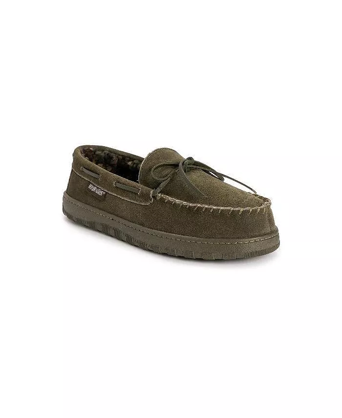 

Мужские мокасины-тапочки Paul Printed из берберской замши MUK LUKS, зеленый
