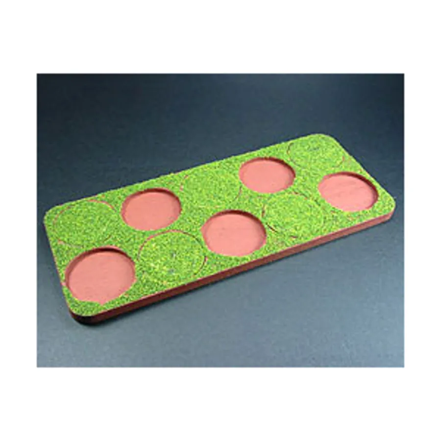 

Поднос для схваток — 10 фигурок, круглые подставки диаметром 40 мм., Miniature Movement Trays - Skirmish (Litko Aerosystems)