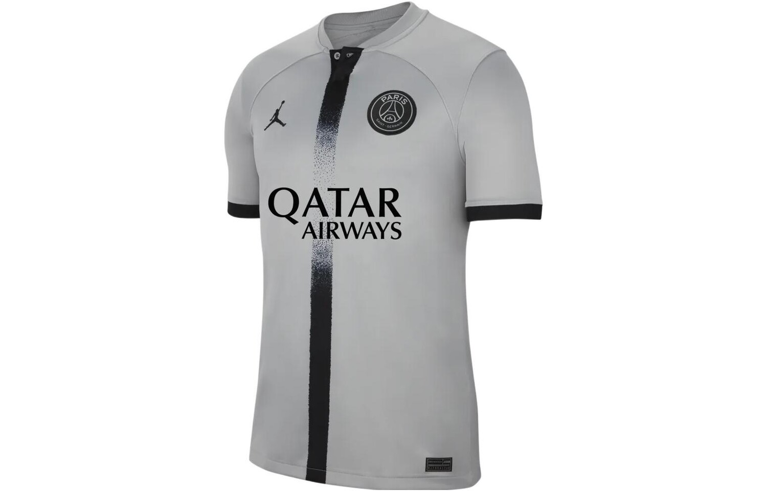 

Футболка Paris Saint-Germain 2022/23 Stadium для гостей Jordan, серый
