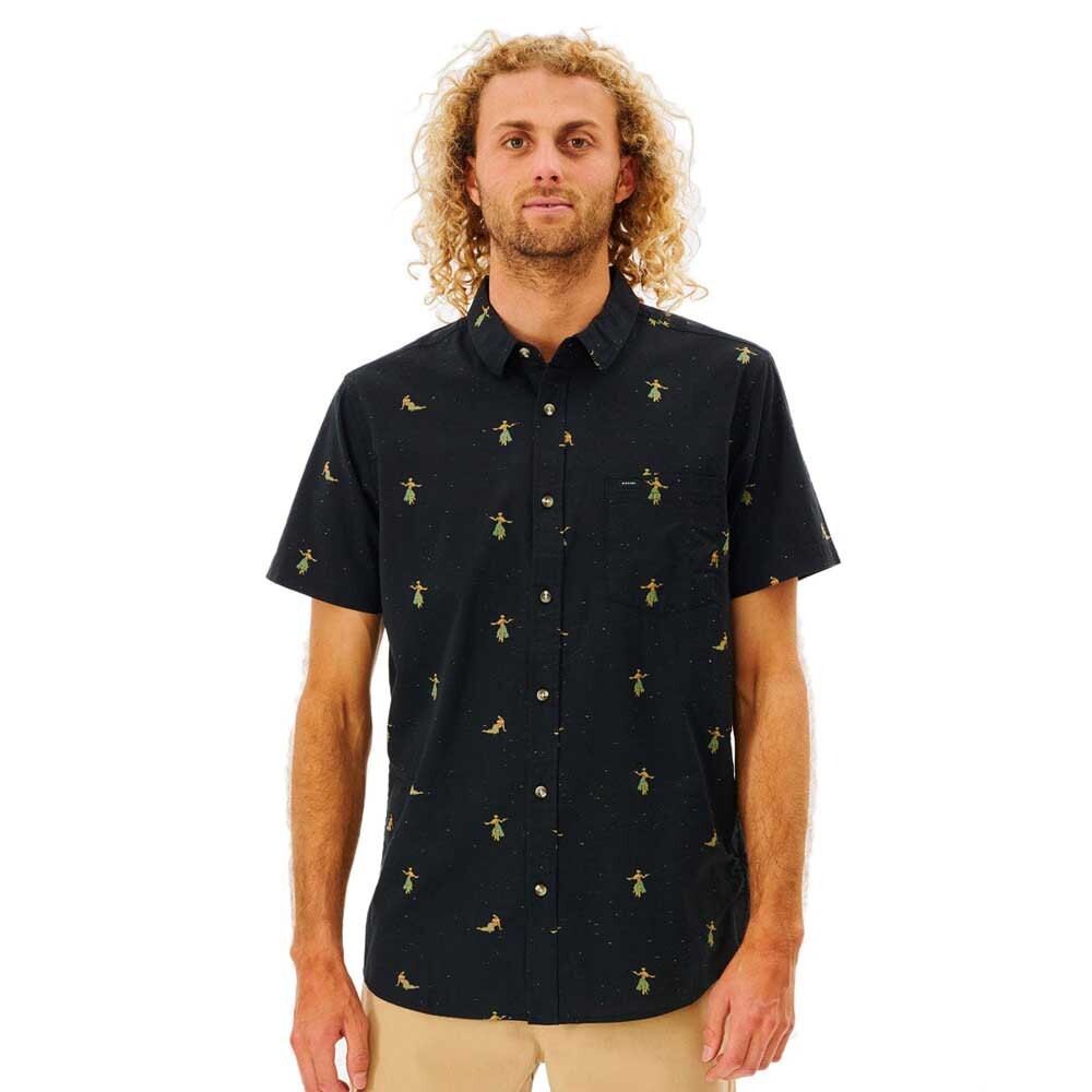 

Рубашка с коротким рукавом Rip Curl Hula Breach, черный