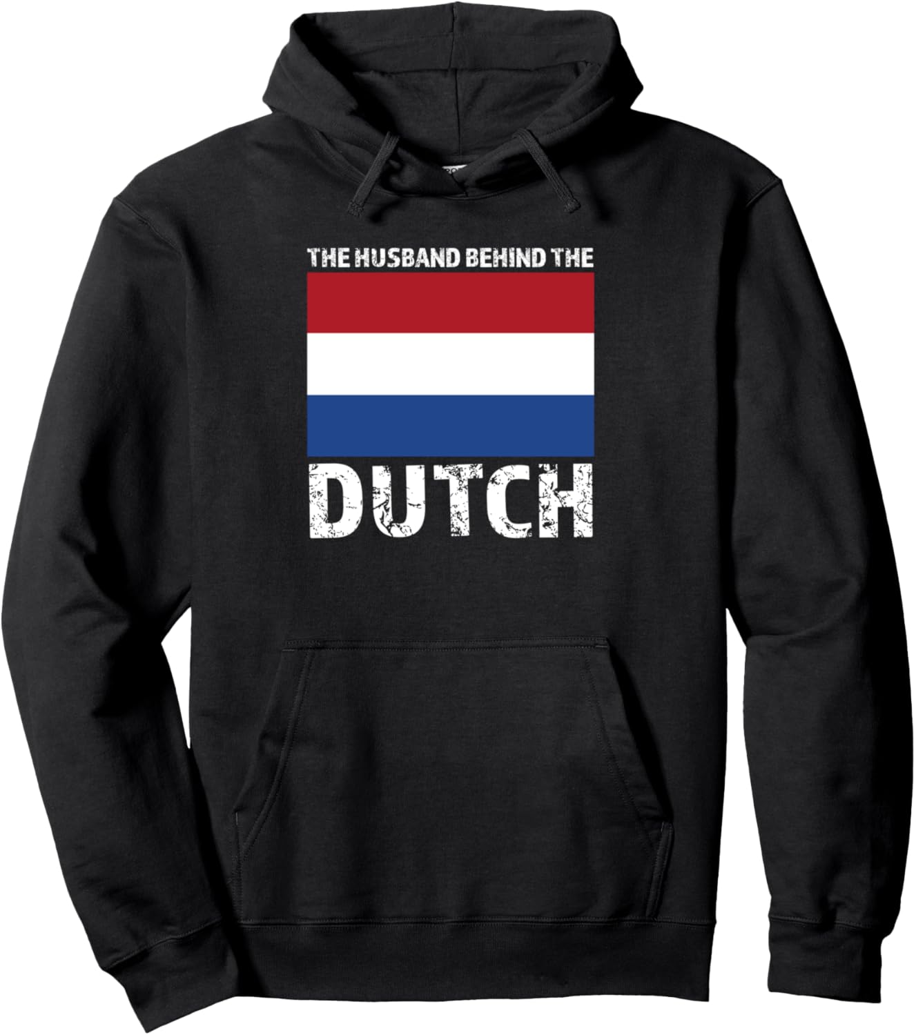 

Голландская толстовка с изображением задней части тела мужа Dutch Dutch Flag Gift Idea, черный