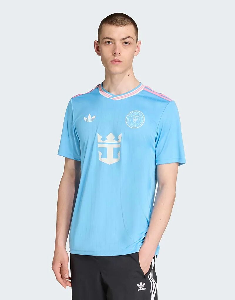 

adidas performance Inter miami cf 25/26 Третья футболка Месси полусинего цвета