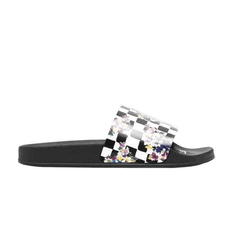 

Сандалии Off-White Off-White Sliders 'Floral Checkerboard', черный