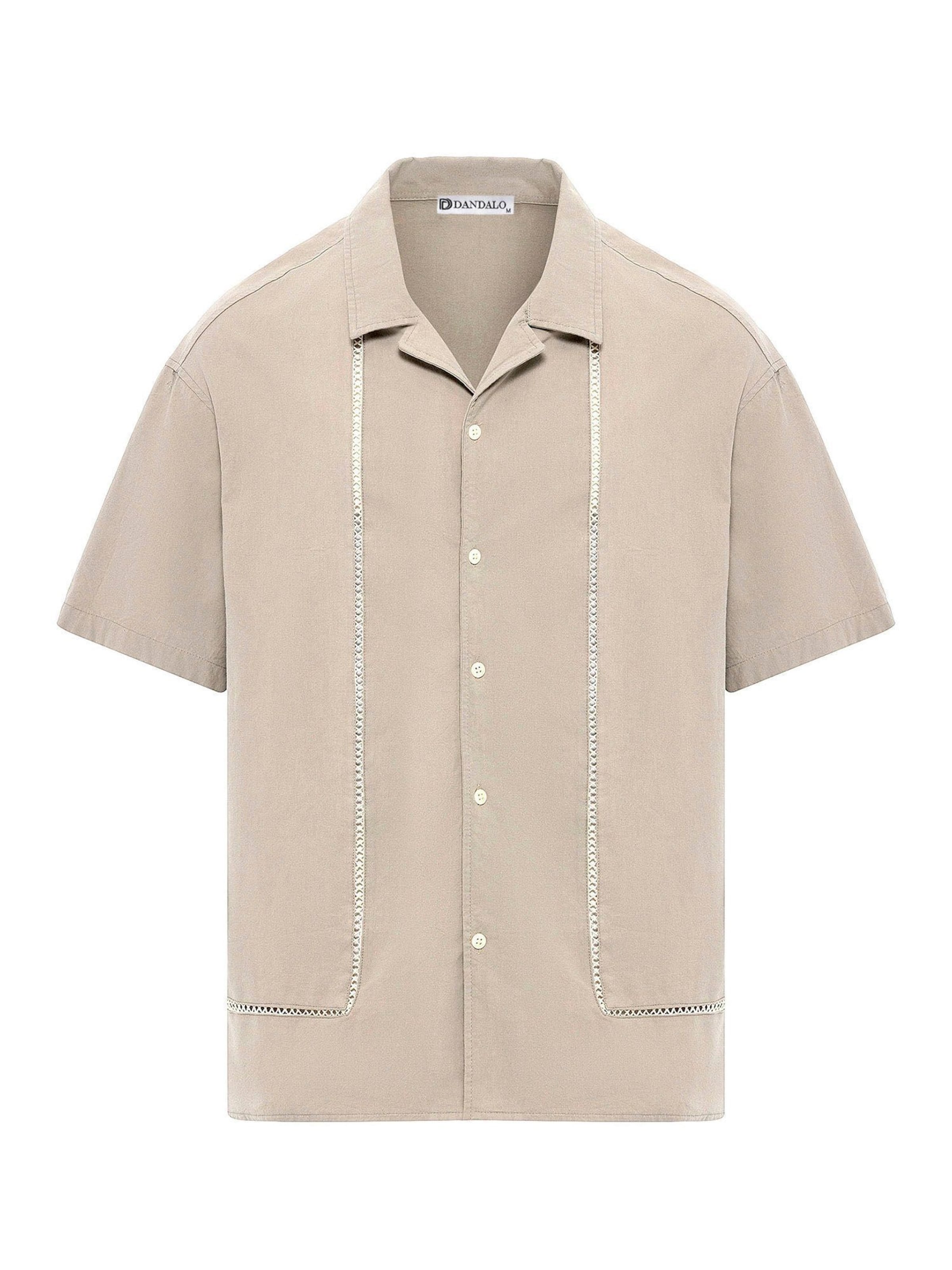 

Dandalo Рубашка на пуговицах комфортного кроя в цвете greige