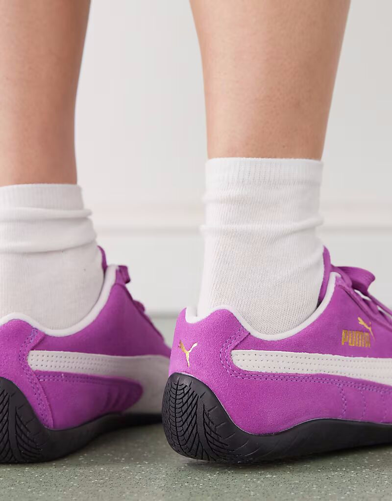 Кроссовки Puma Speedcat OG фиолетового цвета — фото 3