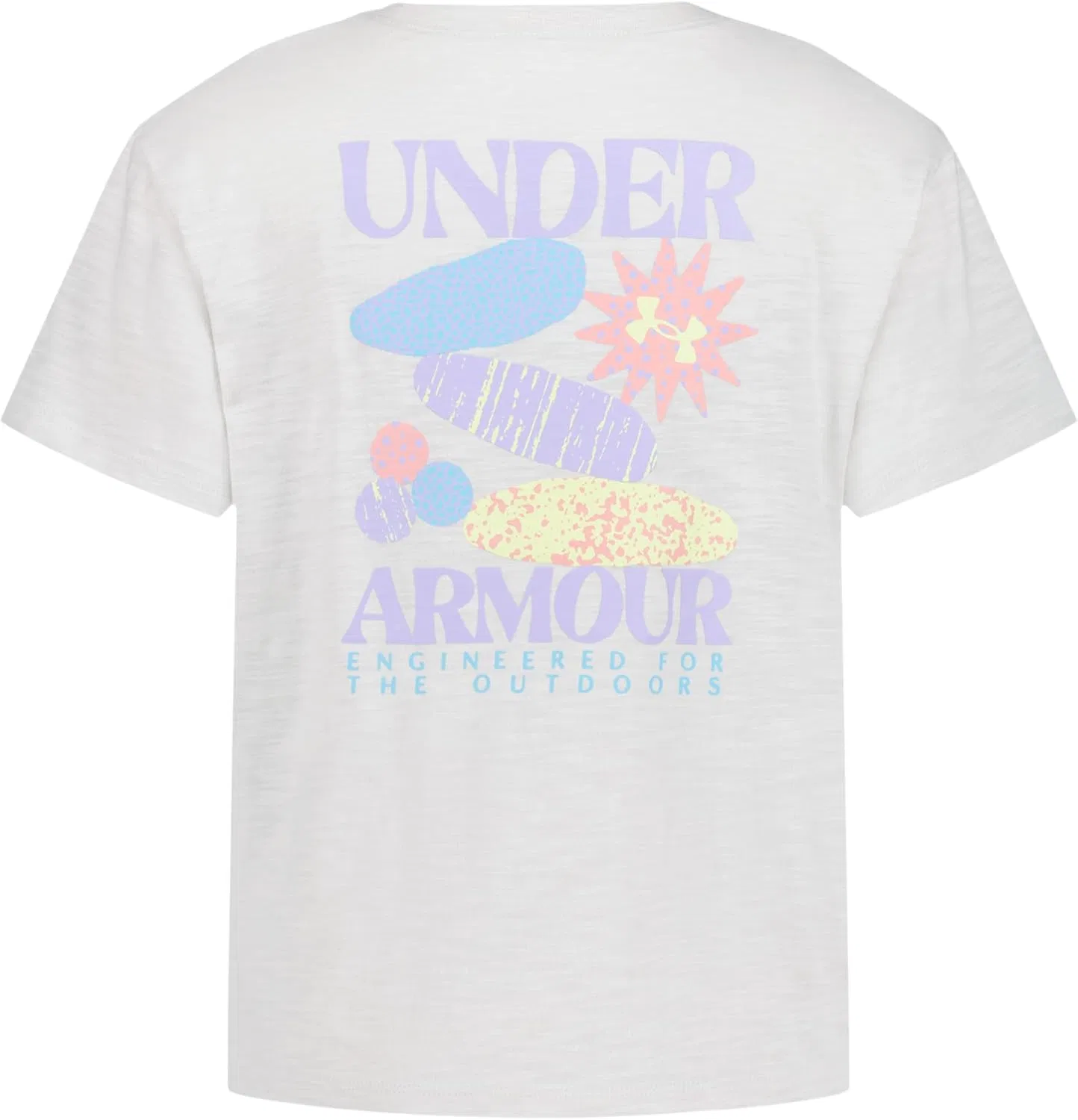 Футболка детская с принтом Under Armour Summit White Fossil — фото 3
