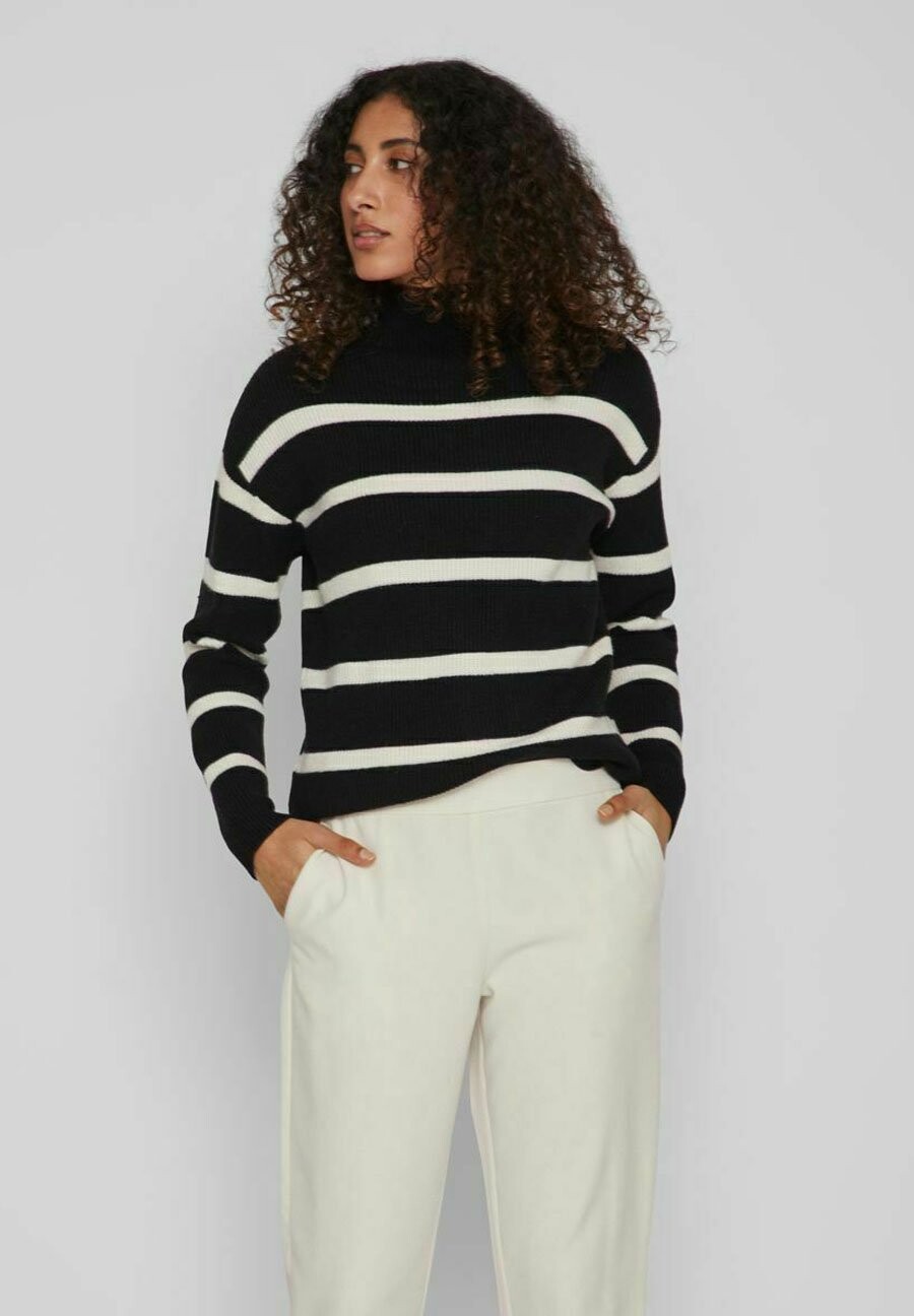 

Свитшот VILA VIRIL MOCKNECK L/S TOP 2- NOOS, черный
