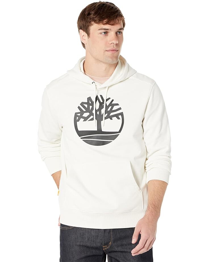 

Худи Timberland Core Tree Logo Pullover Brushback, белый