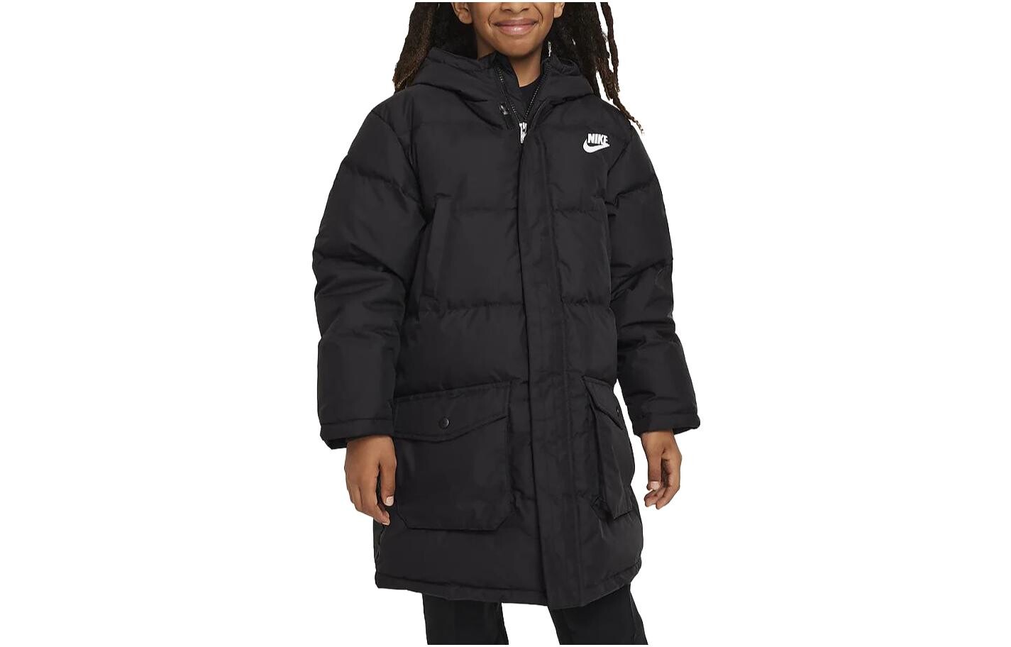 

Nike Kids Пуховик/пуховик, цвет Black