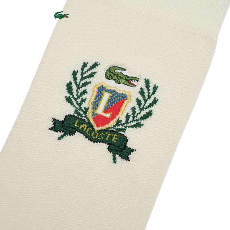 Носки LACOSTE с вышитым логотипом, крокодилово-зеленый — фото 3