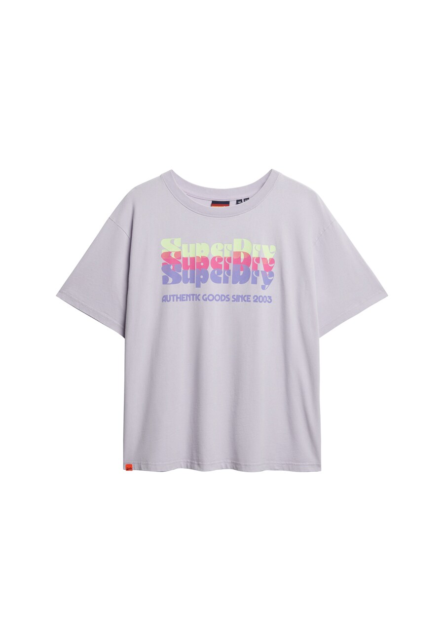 

Рубашка Superdry, цвет Purple/Lavender