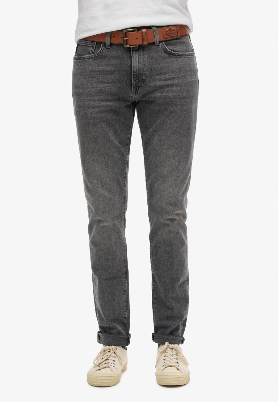 Облегающие джинсы Superdry Vintage Slim, темно-серый — фото 2