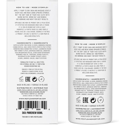 Крем для лица Pestle & Mortar — Renew Gel Face Cleanser Непенящееся нежное средство для умывания для чувствительной кожи, 100 мл — фото 3