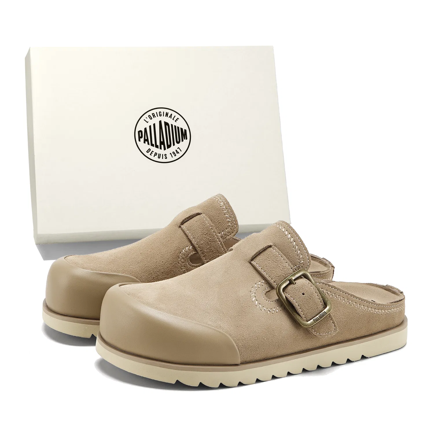 Сандалии Birkenstock-стиль Khaki Palladium