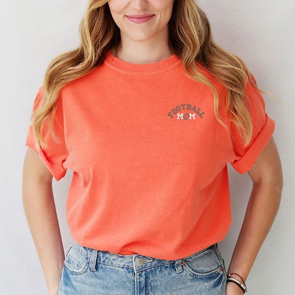 

Футболка с вышивкой football mom, окрашенная в стиле garment dyed Simply Sage Market, Bright Salmon, Зеленый, Футболка с вышивкой football mom, окрашенная в стиле garment dyed Simply Sage Market, Bright Salmon
