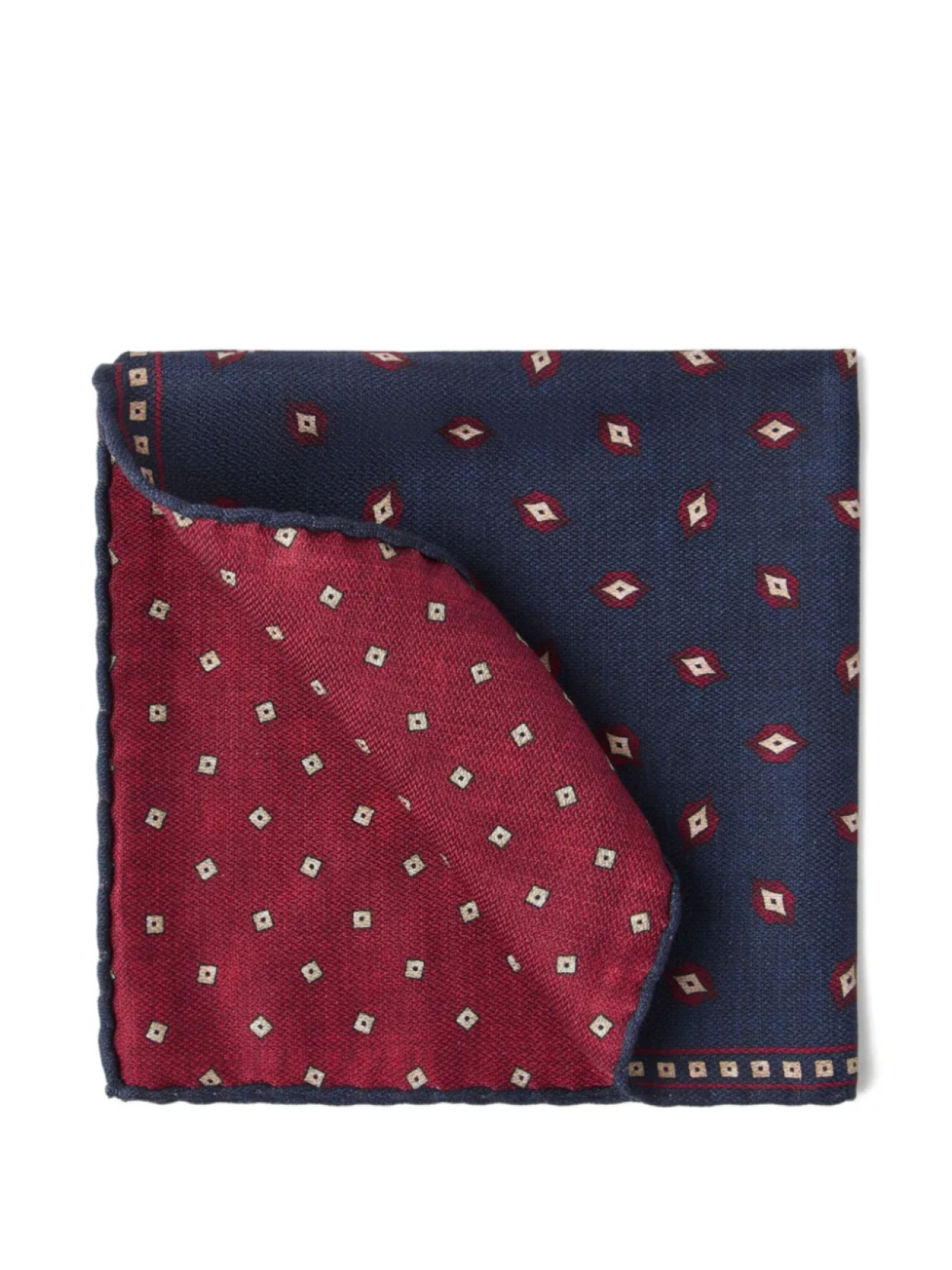 

Brunello Cucinelli шелковый платок-паше, синий