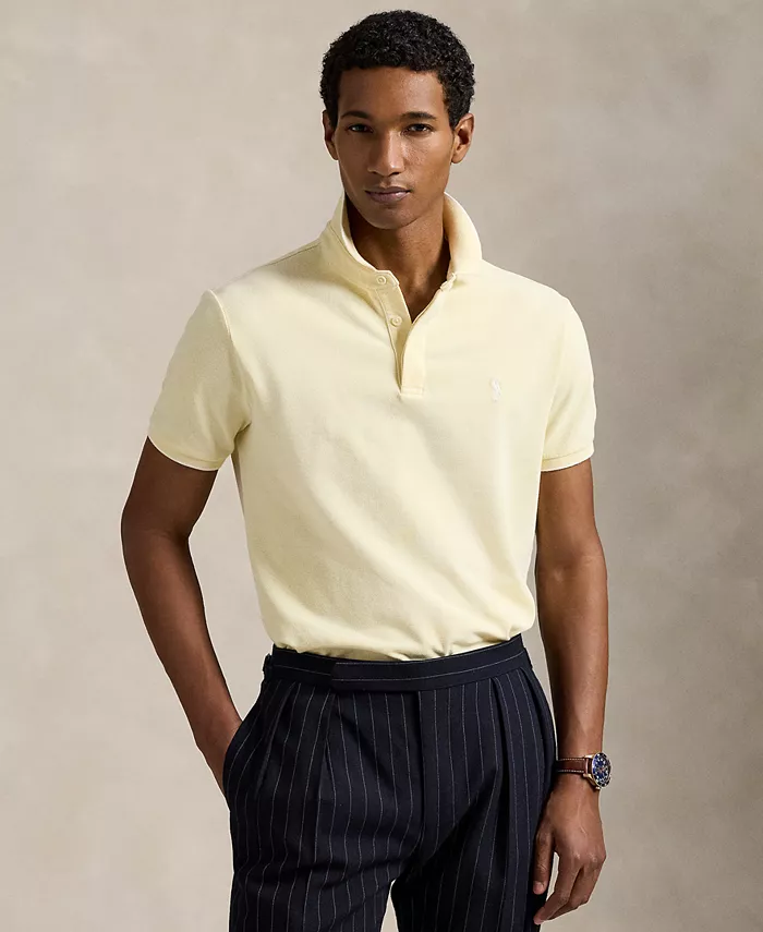 

Мужская классическая поло Oxford Mesh с эластичной тканью Polo Ralph Lauren, желтый