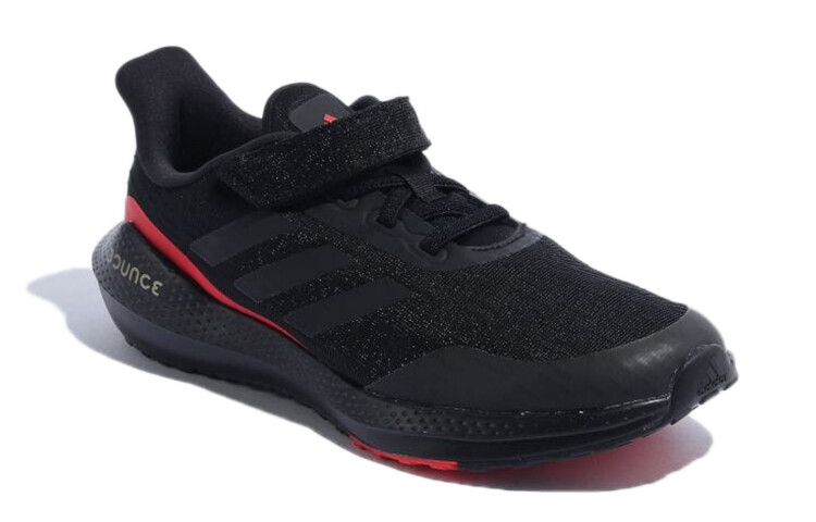 EQ21 Run Kids Кроссовки детские низкие черные/красные Adidas — фото 3