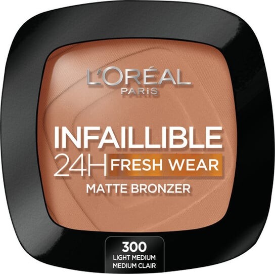 

Матирующий бронзер для лица 300 Light Medium, 9 г L'Oreal Paris, Infaillible 24H Fresh Wear Soft Matte Bronzer, L'oréal Paris
