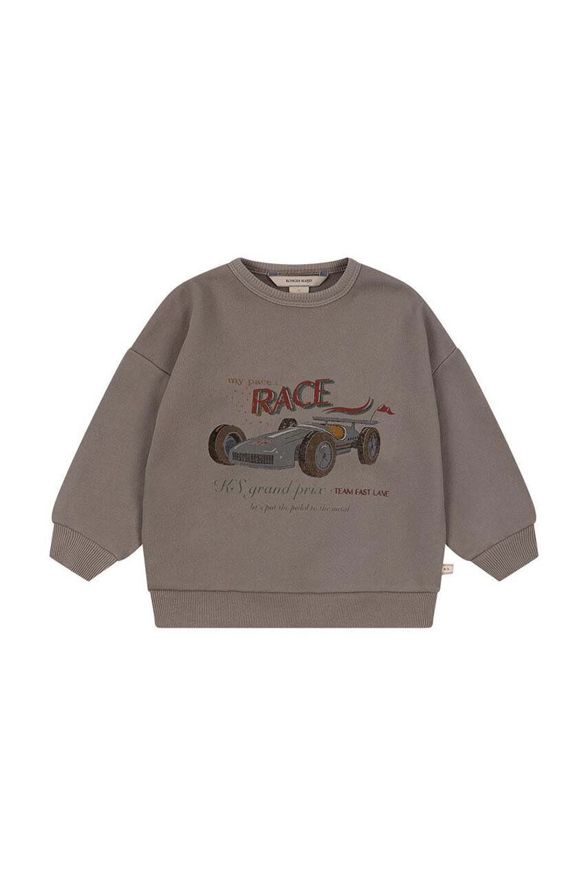 

Детская толстовка Konges Sløjd LOU SEATSHIRT OCS, серый