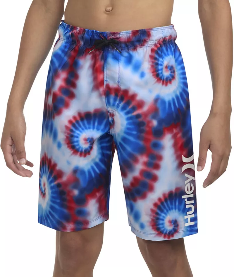 

Плавки-шорты Americana Spiral для мальчиков Hurley, цвет Deep Royal Blue